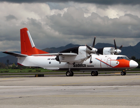 Sadelca Colombia (Sociedad Aérea Del Caquetá) Antonov An-32 Sadelca Colombia Cargo Airline