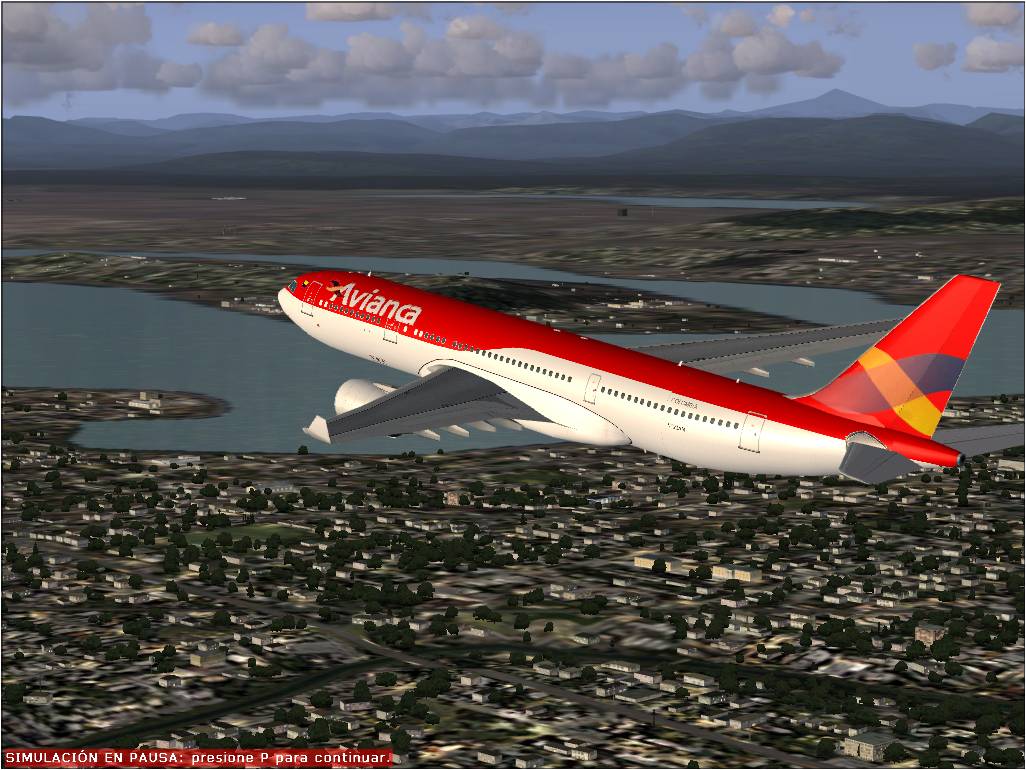 Avianca Colombia Airbus A330-200 This Is Repainted Textures Of The A330-200 In The Colors — 1