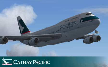 Project Opensky Boeing 747-400 Passenger V3 (Rr) For Fs2002/04 Cathay Pacific Airways (Cir