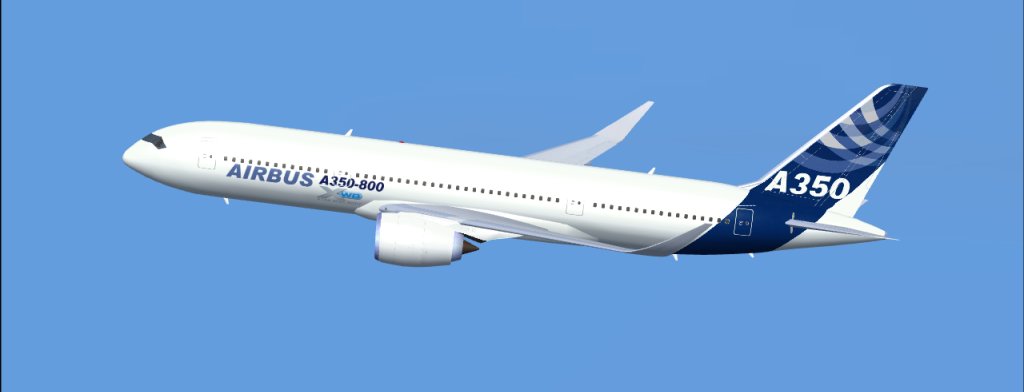 Fsx Airbus A350-800 Airbus House Colors, Including Animated Ground Servicing (Ags)