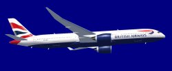 Fsx British Airways Airbus A350-900(R) Extra Long Range, With A 6 Wheels Landing Gears, A