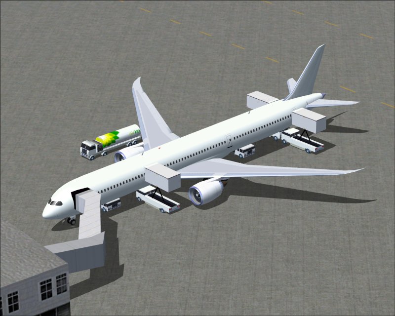 Fs2004 Boeing 787-10 Base Pack Including 4 Aircrafts With Different Animations