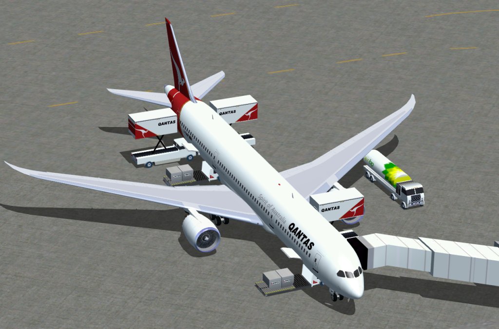 Fs2004 Boeing 787-9 Base Pack No.2 Addon, Increasing 3 Added Aircrafts, With More Animatio — 1