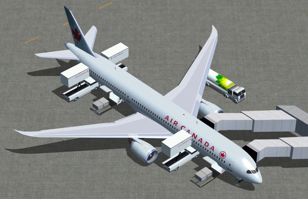 Fs2004 Boeing 787-9 Base Pack No.2 Addon, Increasing 3 Added Aircrafts, With More Animatio