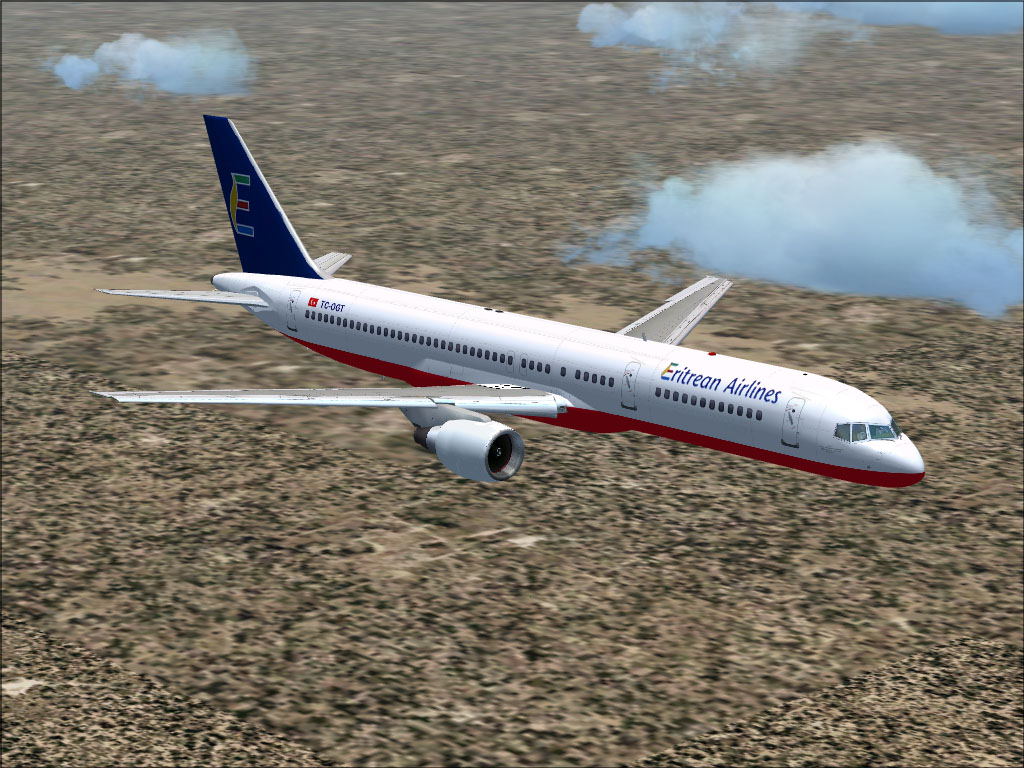 Eritrean Airlines (Eritrea) Boeing 757-200 This Is Repainted Textures Of The 757-200 In Th — 1