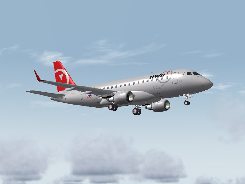 Fs2004 Dreamwings Embraer 170 Compass Dreamwings Erj-170 Repainted In The New Compass Airl