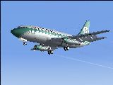 Bouraq 737-200 This Is Repainted Textures Of Erick Cantus New Boeing 737-200 In The Colors — 1