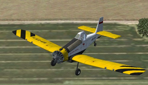 Fsx/Flightsim Fs2004/Fs9 Pzl M-18A Dromader Polish Agricultural And Firefighting Aircraft — 1