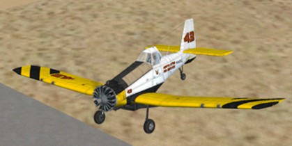 Fsx/Flightsim Fs2004/Fs9 Pzl M-18A Dromader Polish Agricultural And Firefighting Aircraft