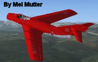 Fsx Mig-15 Comes With Two Different Paint Types, A Complete Flat Camo Paint And A Gloss Re