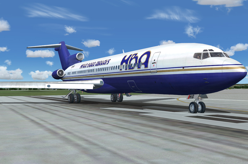 Hewa Bora Airways Boeing 727-200 Textures Repaint By: Eduardo Villanueva / Aircraft Repain — 1