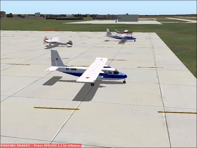 Fs2004 Zambia Flying Doctor Service Bn 2B Islander Version 2 Model And Panel By Marcel Kuh