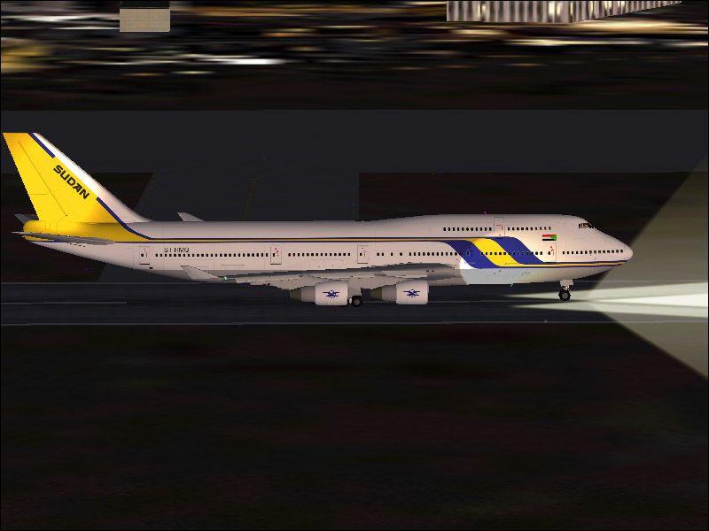 Project Opensky Boeing 747-400 Passenger For Fs2002 Exclusively Pw Sudan Airways Copyright — 1