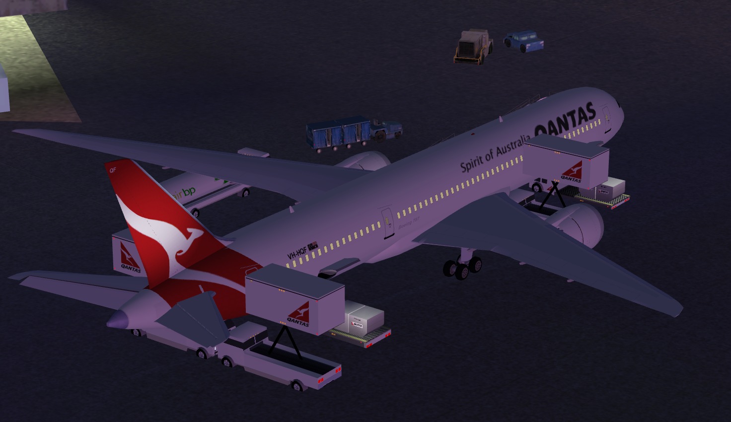 Fs2004 Qantas (New Colors) Boeing 787-9 — 1