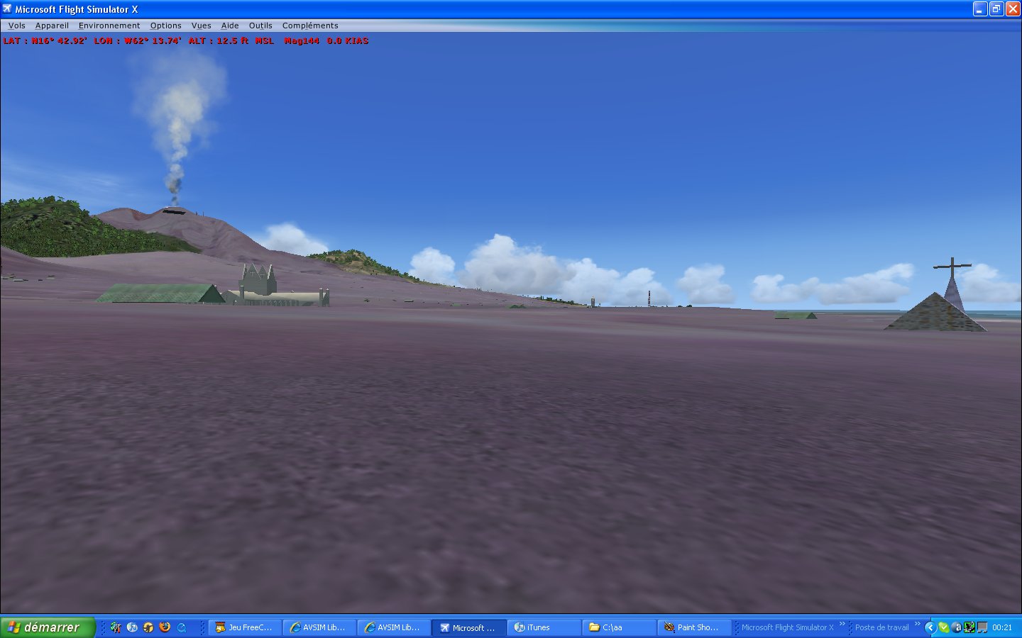 Scenery Of Montserrat Island With Inside Redraw All Coasts And Land Class Bramble (Montser
