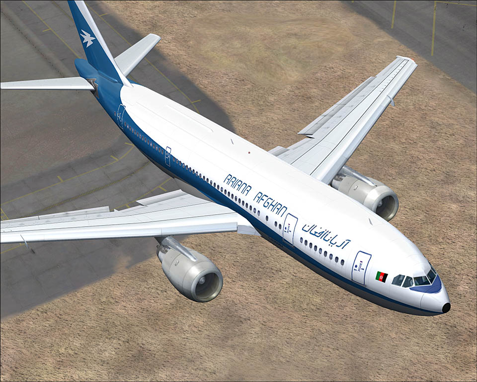 Ariana Afghan Airlines A300 B4-203 Le Modèle Utilisé Pour Ce Repaint Est Lexcellent Modèle