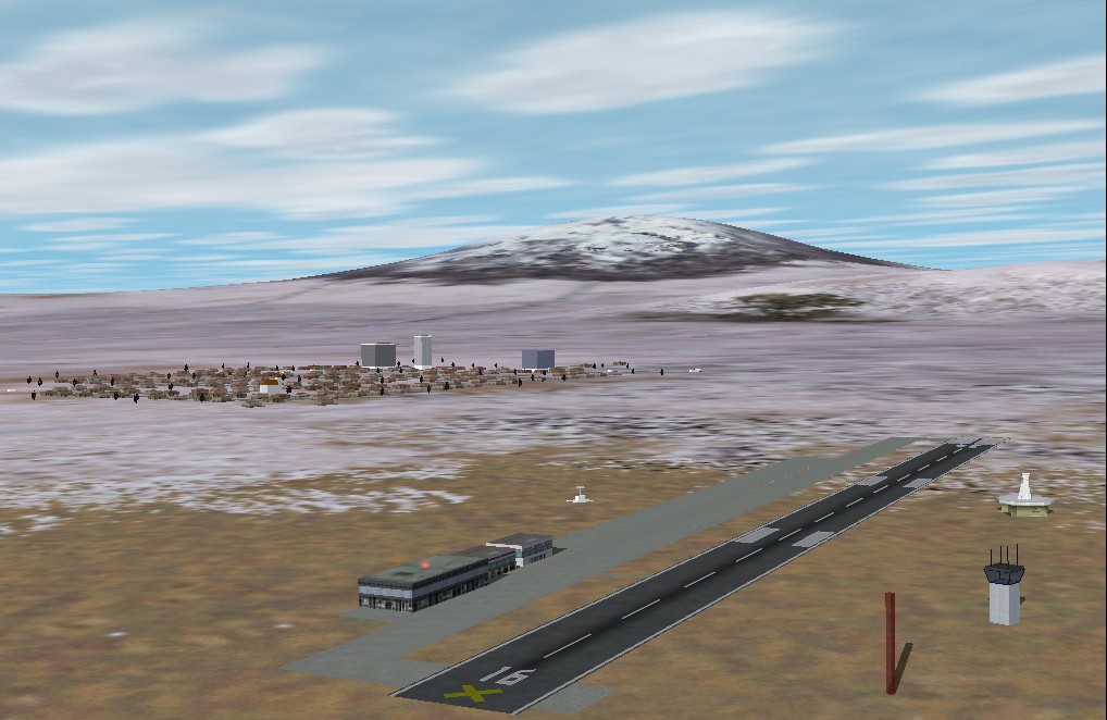 Msfs 2002 Tongariro, Nouth Island, New Zealand Icao Nztp This Fictitcious Airport Is At Th