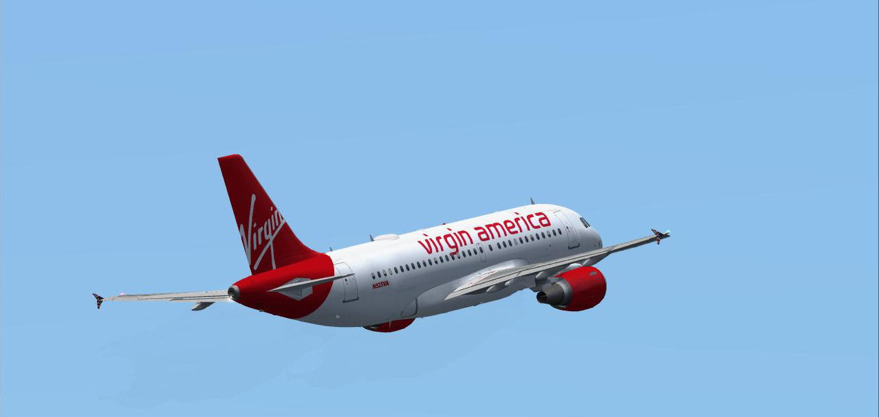 Thank You For Downloading My Virgin America Repaint On The Project Airbus A319