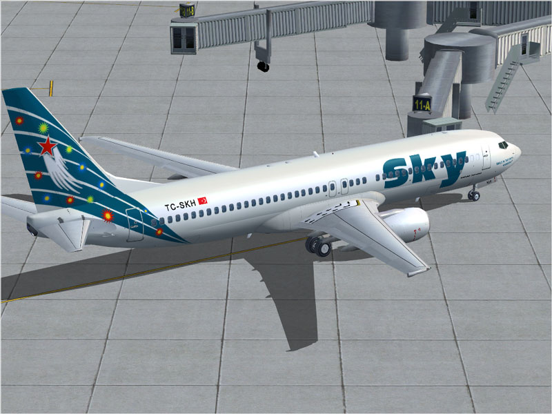 Sky Airlines Boeing 737-800 Paint For The Project Opensky 737-800 Happy Landings!