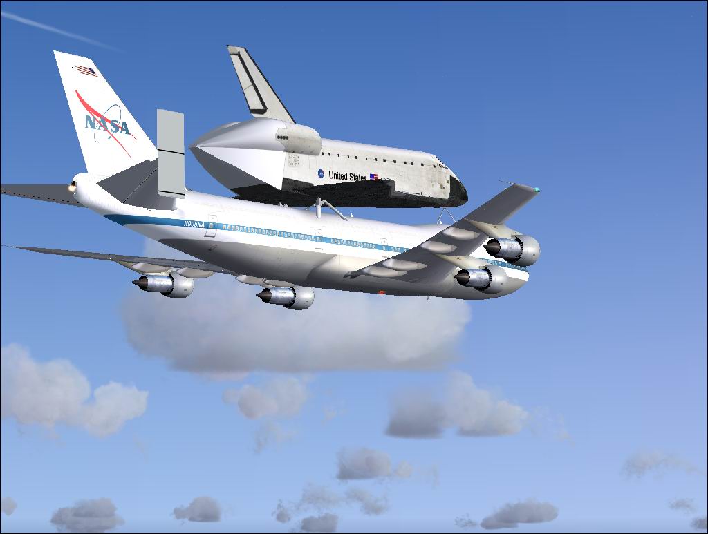 Fsx Boeing 747-100Sca Discovery Space Shuttle