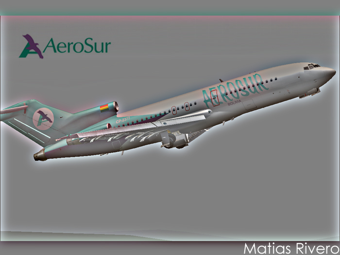 Vista Liners Boeing 727-100 (Beta) Aerosur (Bolivia) Modelo: Vista Liners Repaint: Matias — 1