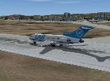Boeing 727-100 In Lloyd Aero Boliviana Livery, Painted In 32-Bit Textures