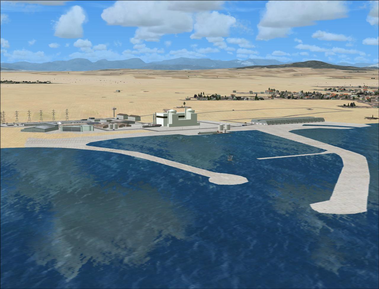 Koeberg Power Station - Cape Town Koeberg Power Station For Fsx,Not The Real Thing.i Made