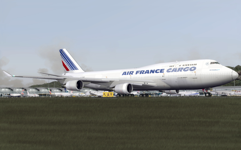 Air France Cargo Boeing 747-400Bcf Project Opensky Boeing 747-400 Passenger V4 For Fs2004 — 1