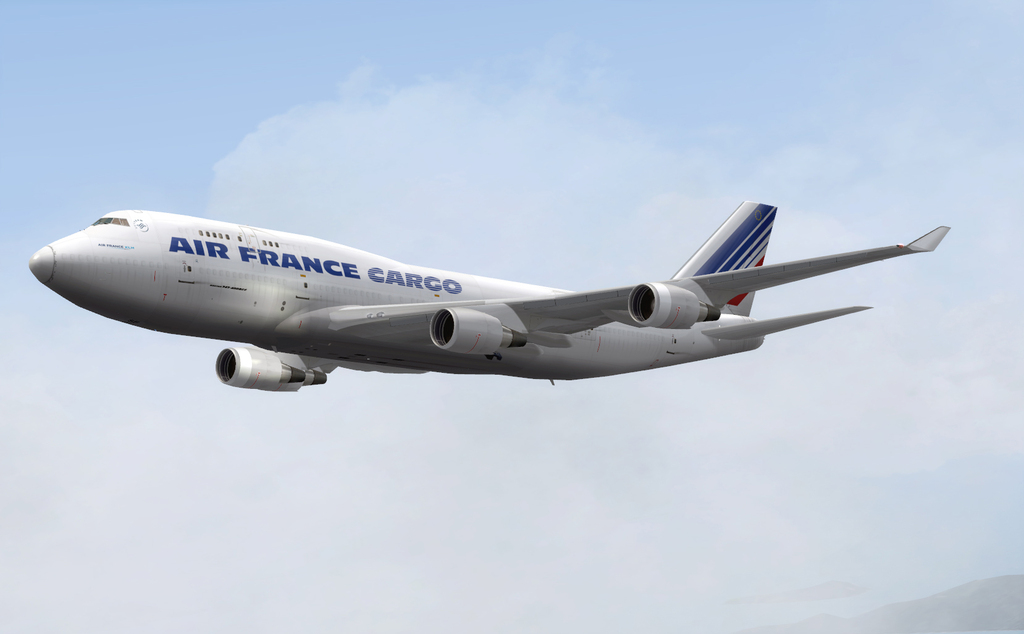 Air France Cargo Boeing 747-400Bcf Project Opensky Boeing 747-400 Passenger V4 For Fs2004