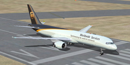Project Opensky Ups Boeing 757-200F Airplane Made By Project-Opensky Model Designers : Lee