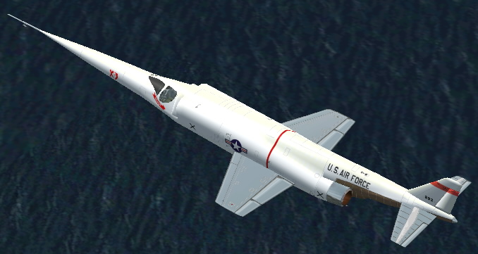 Fs2002/Fs2004 Douglas X-3 Stiletto