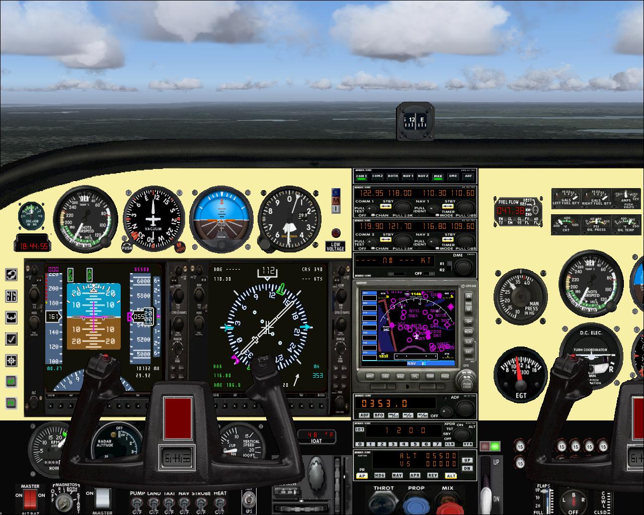Fs2004 Single Engine Cessna Glass Panel