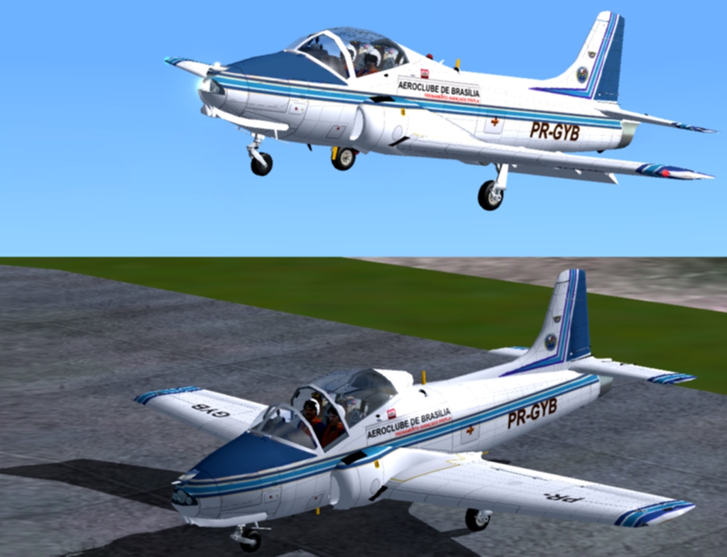 Fs2004 The Uirapujet Jt-23 Is A Fictional Civil Jet Trainer For Ifr/Atp, Painted In The Ae — 1