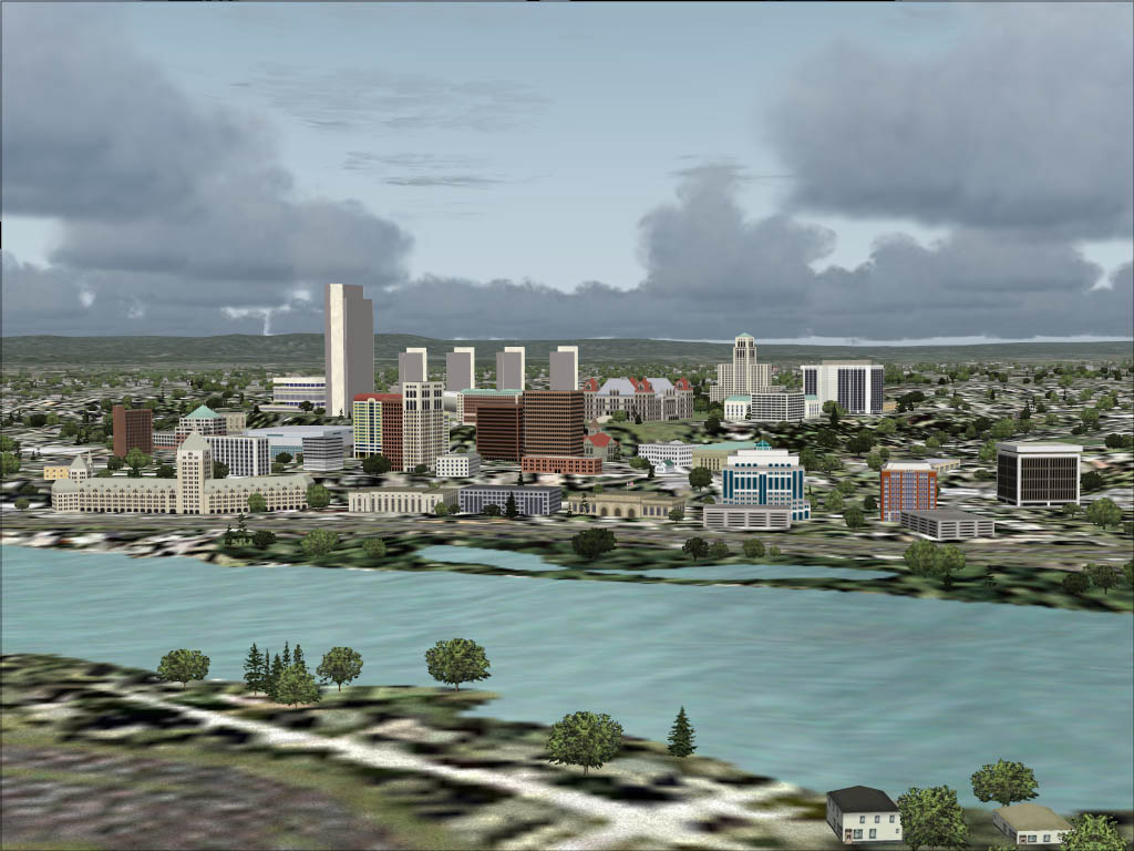 Scenery For The City Of Albany, New York, For Fs2004 (Version 1)