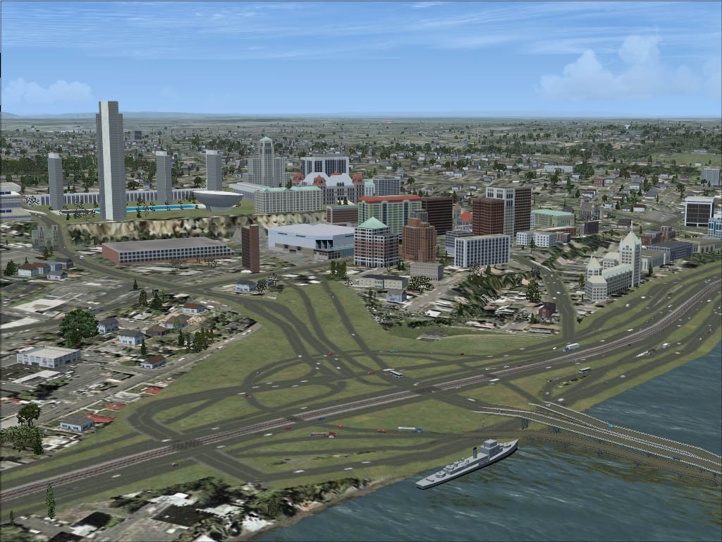 Scenery For The City Of Albany, New York, For Fsx (Version 1)