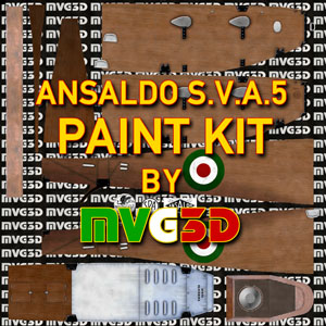 Fs2004 Ansaldo S.v.a.-5 (V.01) - Paintkit This Paintkit Is For Use With Ansaldo S.v.a