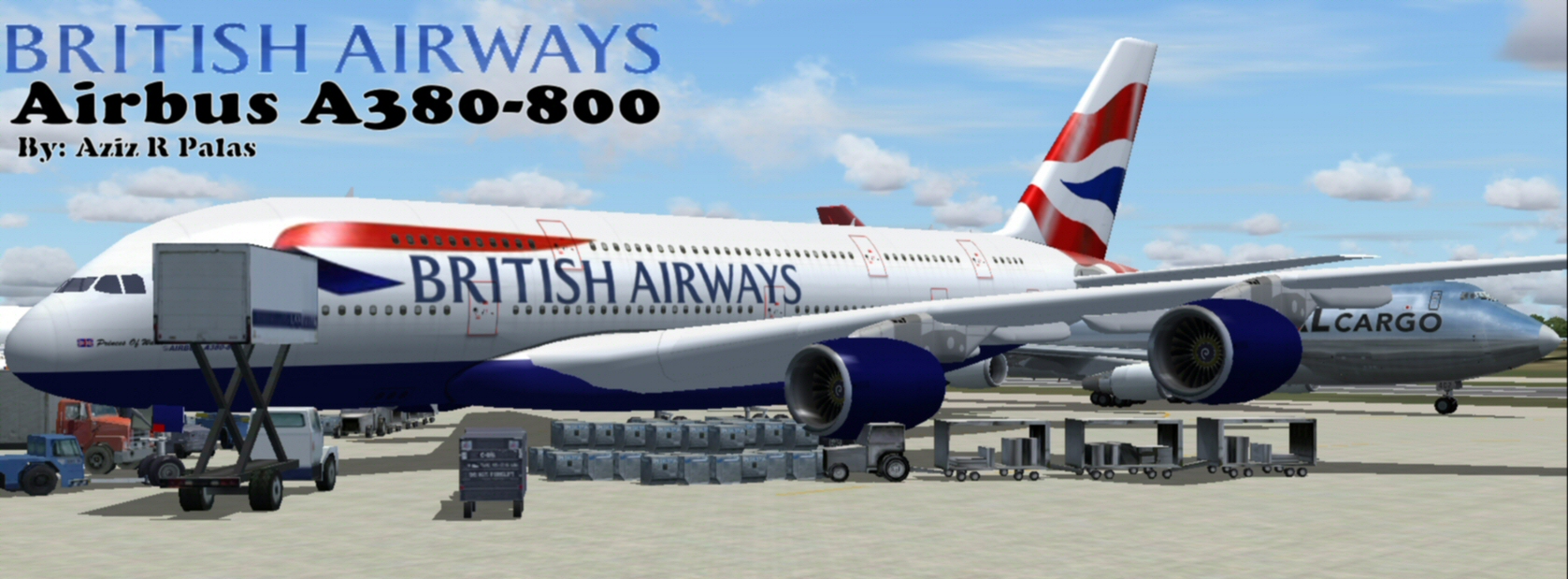 Fs2004/Fsx British Airways A380-800 British Airwyas A380-800 Princes Of Wales, I Hope Youl
