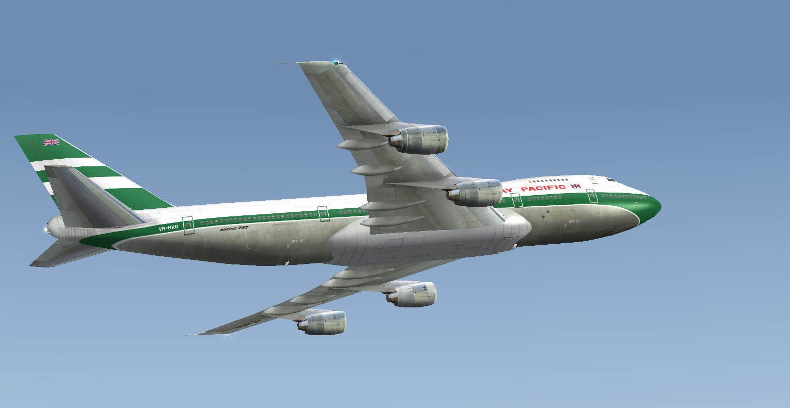Project Opensky Boeing 747-200 V4 For Fs2004 Exclusively Cathay Pacific Livery Of The 1980