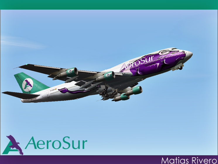 Project Open Sky Boeing 747-300 V4 Aerosur Torísimo Cp-2525 (Bolivia) - Modelo: Project Op — 1