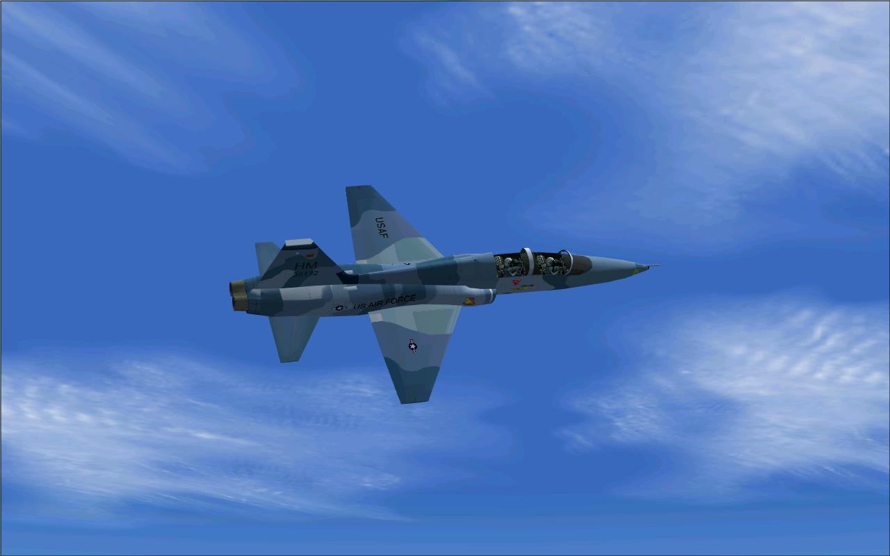 Original T-38 Fs2002 Fs2004 Fsx Repaint
