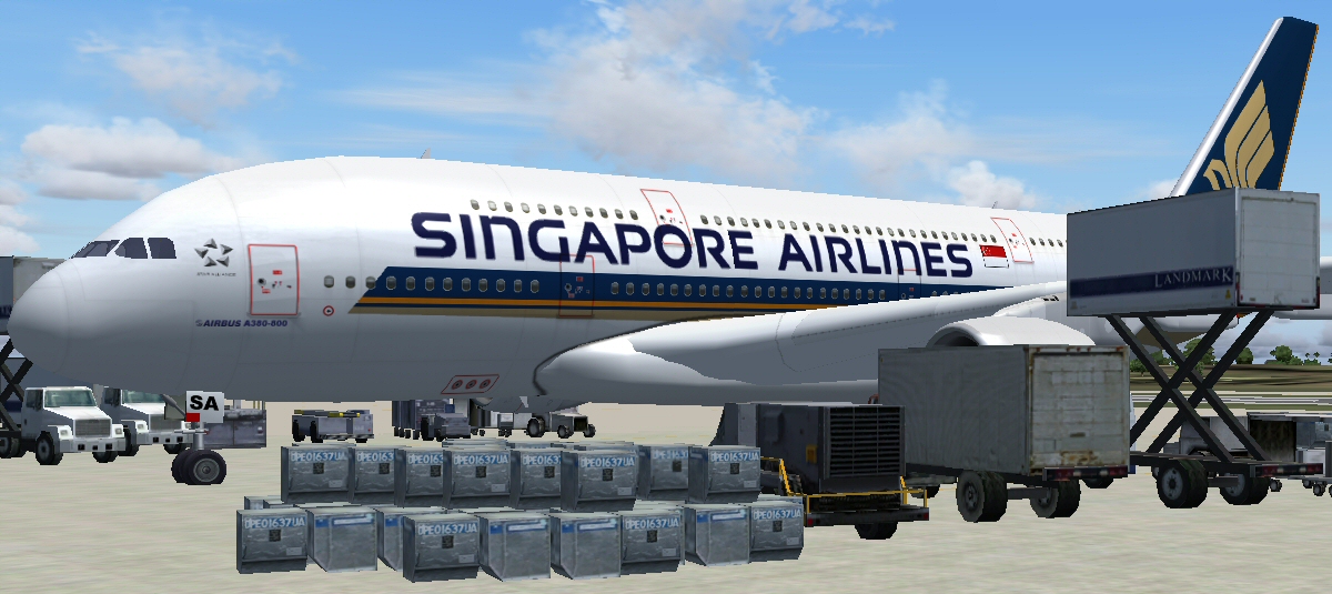 Fs2004/Fsx Singapore Airlines Singapore Airlines A380-800, I Hope Youll Enjoy The Repaint