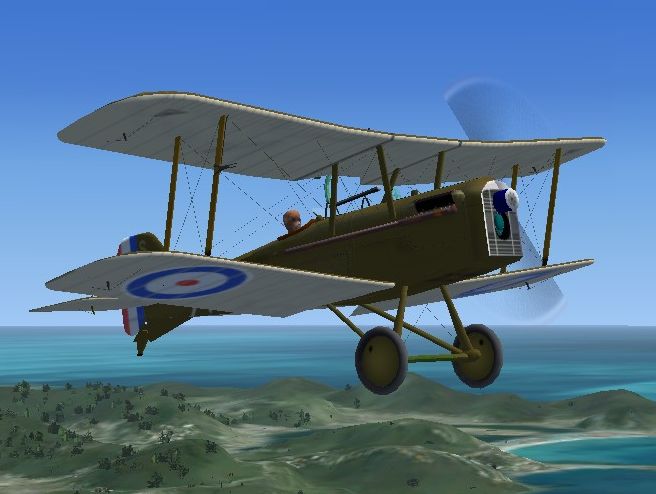 Fs2004/Fsx Royal Aircraft Factory Se5A Regarded As One Of The Great Fighter Aircraft Of Ww