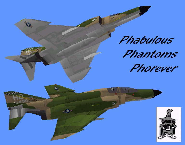 Flightsim Fs2004/Fs98/Cfs Usaf Qf-4E Phantom Ii Sea Camouflage Flightsim Fs2004/Fs98/Cfs Q
