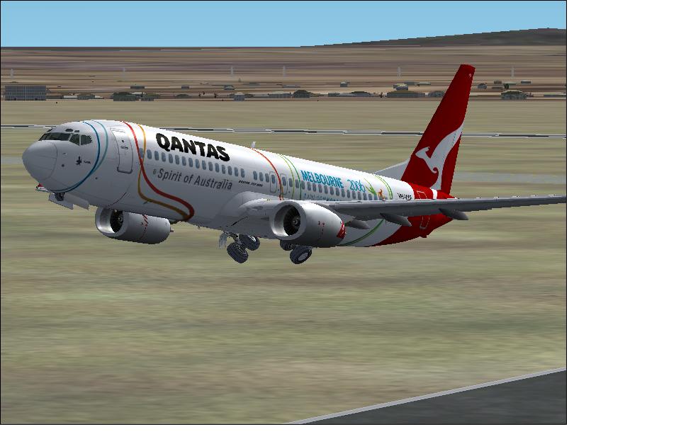 Project Opensky - Qantas Airways Boeing 737-800 Melbourne 2006 Commonwealth Games - New Li