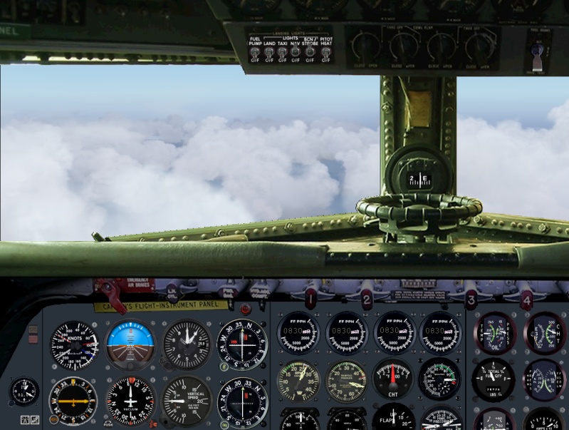 Fs2004 Douglas Dc-7 Panel, Configured By Francisco Silva Www.freewebs.com/Fnxva Fenixairwa