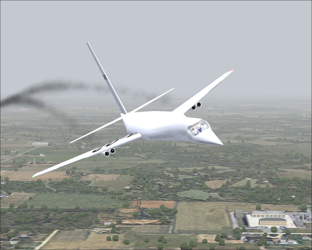 Fsx Aircraft B02 The B02 Is A Large Concept Aircraft Fsds2 Model Is Fully Animated, Includ — 1