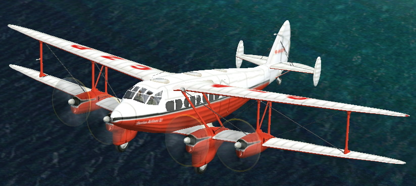 Fs2002/Fs2004 De Havilland Dh.86 Express — 1