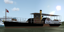 S/S Hjejlen For Fsx Almost 150 Years After Its Launching In 1861, This Old Paddle Steamer