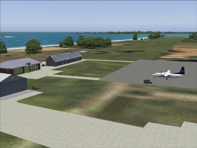 Fs2004 Scenery Ranai Airport (Wion), Indonesia
