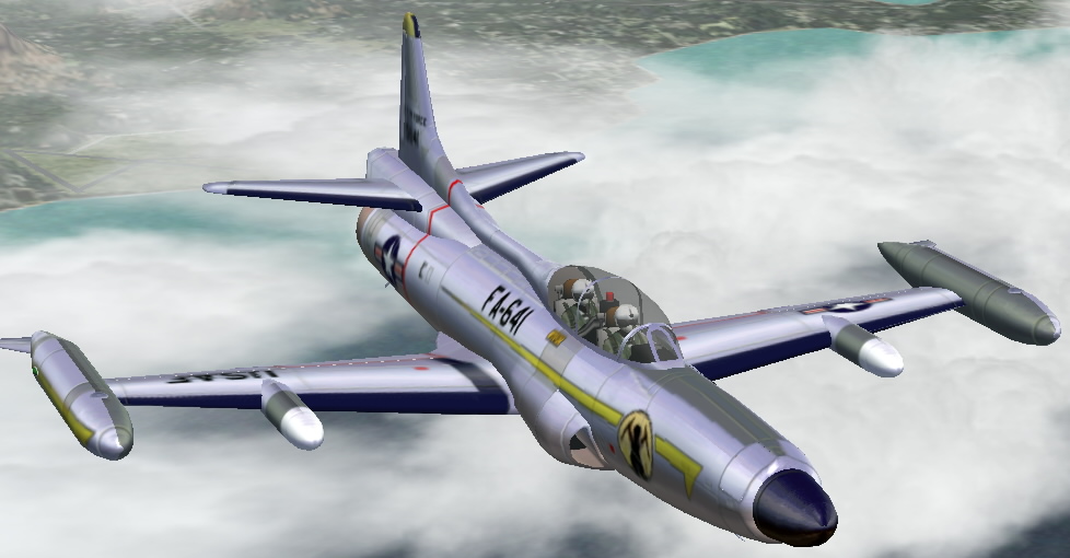 Fs2002/Fs2004 Lockheed F-94C Starfire